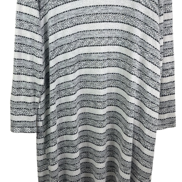 Lane Bryant 22/24 Rayon Blend Open Front Long Soft Knit Duster Striped Cardigan - Picture 11 of 15